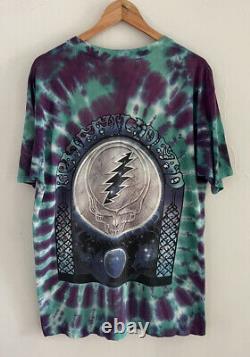 Vintage Grateful Dead T-Shirt 30 Year Anniversary Tie Dye 1995 Large Tour Shirt