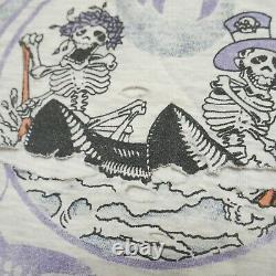 Vintage Grateful Dead T Shirt Enjoying The Ride L Very Rare Skeletons Canoes