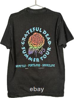 Vintage Grateful Dead T-Shirt Large L 1995 Tour GDM Seattle, Portland, Shoreline