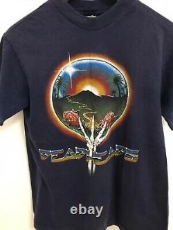 Vintage Grateful Dead T-Shirt M 1983 Deadhead Summer Tour Sleeveless Band Tee
