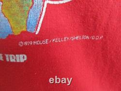 Vintage Grateful Dead T-Shirt (S) 1965-79 Strange Trip Mouse/Kelley Band Tee