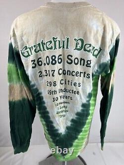 Vintage Grateful Dead T Shirt Unisex Large Band Long Sleeve Concert TieDye