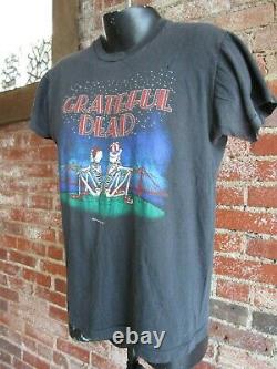 Vintage Grateful Dead T-Shirt (XL) 1981 Reckoning San Francisco Band Tee 2 sided