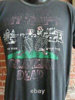 Vintage Grateful Dead T-Shirt (XL) Original Holy Tour 2-Sided Black Band Tee