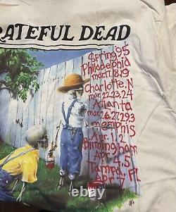 Vintage Grateful Dead T- shirt spring 95 Never Worn Size XL Cotton Soft