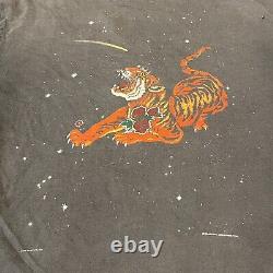 Vintage Grateful Dead Tee T Shirt 1986 Chinese New Year of Tiger Dragon 80s Rare