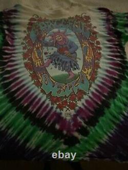 Vintage Grateful Dead Tie Dye T-Shirt Top 1993 Charles Everard Campbell XL