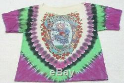 Vintage Grateful Dead Tie Dye Tee T-Shirt Top 1993 Charles Everard Campbell Plus