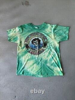 Vintage Grateful Dead Tye Dye 1988 Tour Music T-Shirt Single Stitch Mens Large