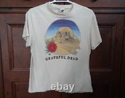 Vintage Grateful Dead XL T-Shirt 1981 Skull & Rose European Tour Stanley Mouse