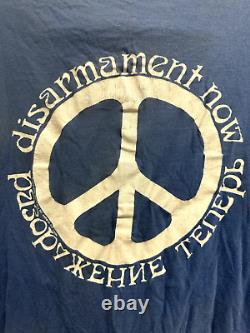 Vintage Grateful Dead shirt DeadHeads For Peace USSR disarmament russia 80s RARE