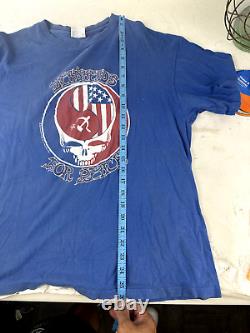 Vintage Grateful Dead shirt DeadHeads For Peace USSR disarmament russia 80s RARE