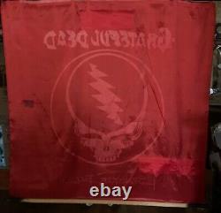 Vintage Gratetful Dead 1986 Tour Flag Banner STEAL YOUR FACE 45/45 Dylan/Petty