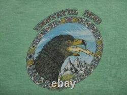 Vintage Green Grateful Dead 1984 Shirt David Lundquist Art Eagle Eye Size Large