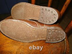 Vintage Leather Brown Men's Shoes Original WORK BOOT Dead Stock Sz 6 1/2 EE