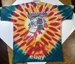 Vintage Lithuania Shirt 1992 Grateful Dead Tie Dye 90s Print 1990s Original XL