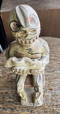 Vintage Mexican Folk Art Day of the Dead Dia De Muertos Skeleton Statue Figurine