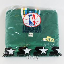 Vintage NBA Utah Jazz Starter Jacket Satin XL Un-Opened Dead Stock