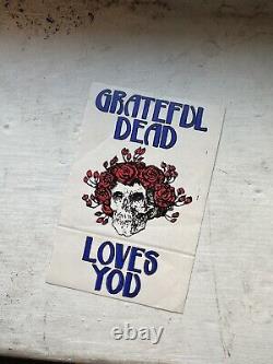 Vintage Original 1970's 80's Grateful Dead Loves You Sticker Decal