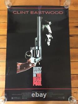 Vintage Original 1988 Clint Eastwood Dirty Harry Dead Pool Movie Film Poster