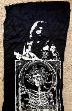 Vintage Original 1988 Grateful Dead Jerry Left Handed Wall Tapestry 67x20