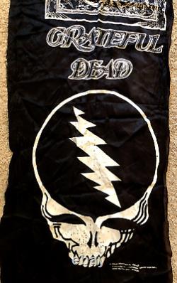 Vintage Original 1988 Grateful Dead Jerry Left Handed Wall Tapestry 67x20