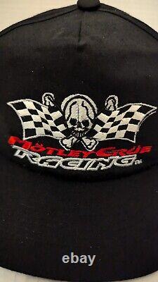 Vintage Original 1990s Motley Crue Racing Snapback Hat Rare Dead stock