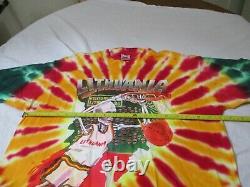 Vintage Original 1992 Lithuania Basketball Tie Dye Grateful Dead T Shirt L USA