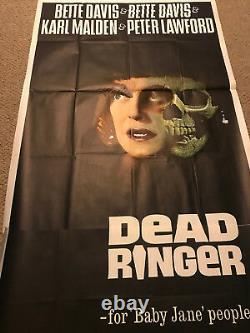 Vintage Original Dead Ringer 3 Sheet 41 x 79 Movie Poster 42/64 Bette Davis