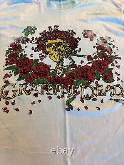 Vintage Original Grateful Dead Spring Tour 1989 XL T-shirt Single Stitch