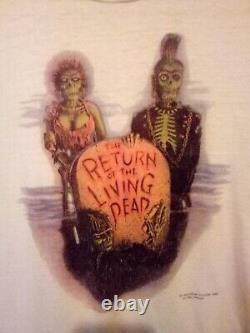 Vintage Original Return Of The Living Dead Screen Stars L XL T Shirt 1985 Orion