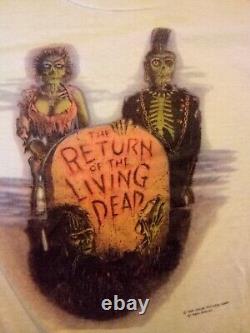 Vintage Original Return Of The Living Dead Screen Stars L XL T Shirt 1985 Orion