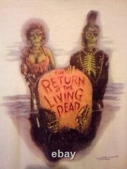 Vintage Original Return Of The Living Dead Screen Stars L XL T Shirt 1985 Orion