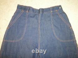Vintage Pay master 50s Denim Jeans Made in usa Dead Stock Sz W 34x33 womens