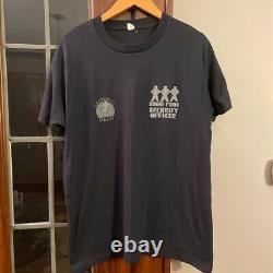 Vintage Rare 80s Grateful Dead Show Pros Security Officer T-Shirt XL
