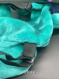 Vintage Steven Smith Grateful Dead Bear Plush Backpack Teal Purple 1991 Festival