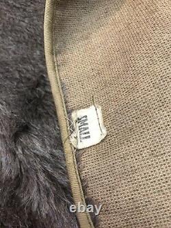Vintage WW2 US Army Heavy Pile Parka Liner Dead Stock Coyote Fur Trim Small