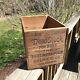 Vintage Wooden Advertising Box Dead Stuck For Bugs Crate