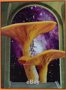Vtg 1970's Grateful Dead BG 216-2 Mushroom Man Poster Psychedelic David Singer