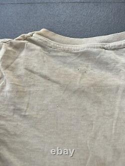 Vtg 1970s Distressed Thrashed Greatful Dead Europe Shirt USA Made Hanes Sz L