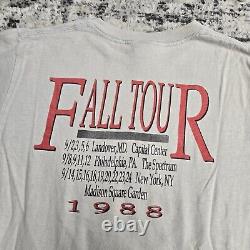 Vtg 1988 Grateful Dead Shirt L Fall Tour Grim Reaper Rock Band Concert Tee 80s