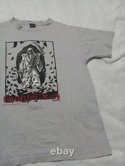 Vtg 1988 Grateful Dead Single Stitch Shirt XL Fall Tour Grim Reaper Rock Band DS