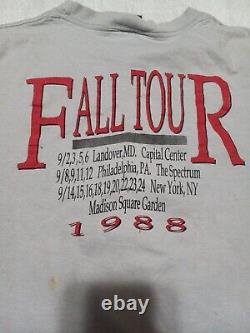 Vtg 1988 Grateful Dead Single Stitch Shirt XL Fall Tour Grim Reaper Rock Band DS