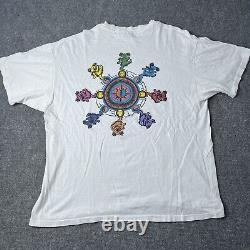 Vtg 1992 Grateful Dead Single Stitch T-shirt Mens Xl 90s Band Tee Dancing Bears