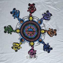 Vtg 1992 Grateful Dead Single Stitch T-shirt Mens Xl 90s Band Tee Dancing Bears