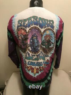 Vtg 1993 Grateful Dead Seasons The Endless Tour Long Sleeve Shirt Mens XL