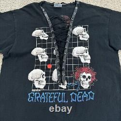 Vtg 1993 Grateful Dead Tee Sz L Liquid Blue What A Long Strange Trip Its Been