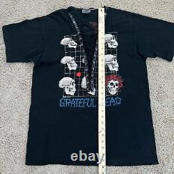 Vtg 1993 Grateful Dead Tee Sz L Liquid Blue What A Long Strange Trip Its Been