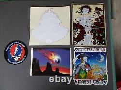 Vtg 1994, 90s Grateful Dead Stickers & Other Items, Vince Welnick Autograph