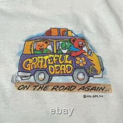 Vtg 1994 Grateful Dead Liquid Blue Summer Tour Promo Tshirt Mens L Band Tee 90s